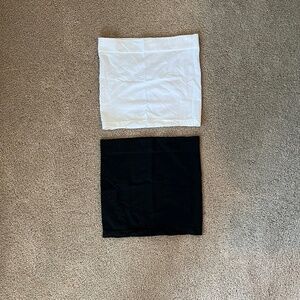 BeBand Ingrid & Isabel Maternity Belly Cover Up (2) Size S/M Black & White